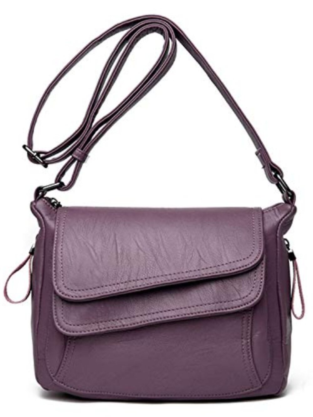 PU Leather Hobo Crossbody Bag Medium Shoulder Purse Travel Handbag